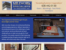 Tablet Screenshot of millworkspecialists.com